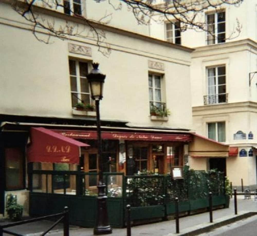 Hotel Les Degres De Notre Dame Paris Exterior foto